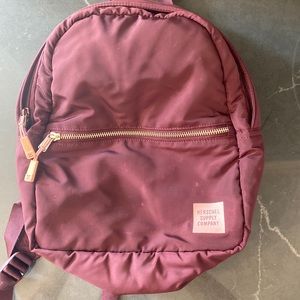 HERSCHEL MINI BACKPACK IN PLUM/PINK COLOR